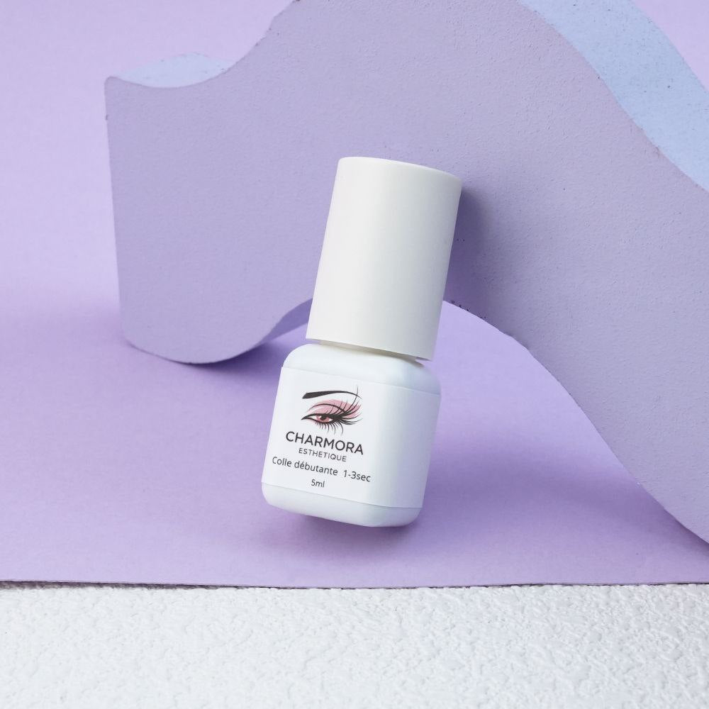 Colle extensions de cils – Séchage lent 1 - 3 sec (Débutante) - Charmora Esthetique Shop