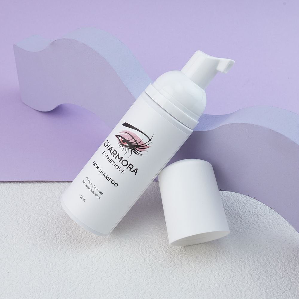 Shampoing extensions de cils – Nettoyant doux - Charmora Esthetique Shop