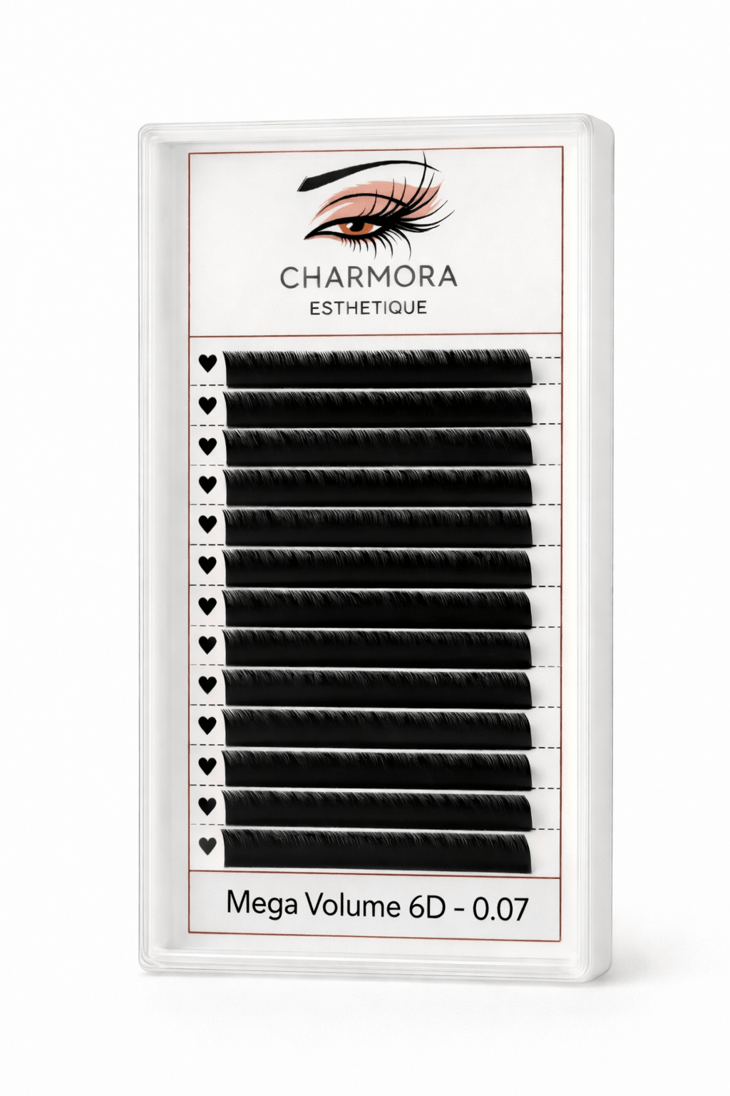 Charmora Mega Volume 6D – 0.07 (Préfaits ouvert) - Charmora Esthetique Shop