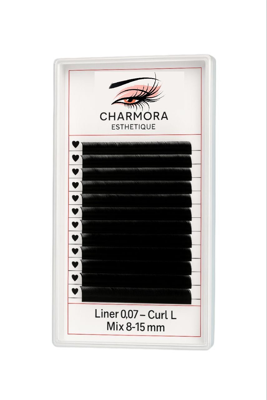 Liner 0.07 – Curl L – Mix 8–15 mm - Charmora Esthetique Shop