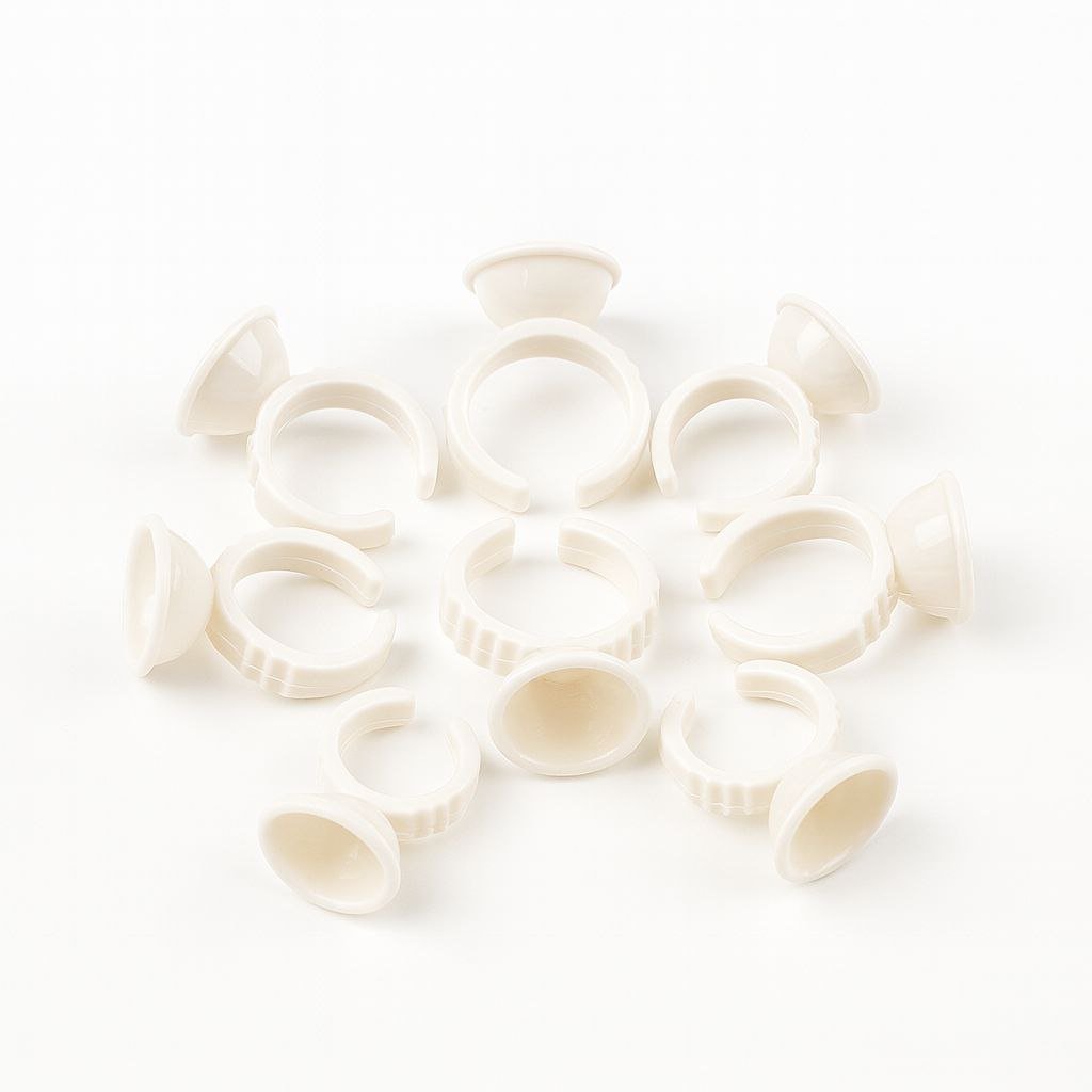 Lot de 50 bagues de colle – Charmora Pro - Charmora Esthetique Shop