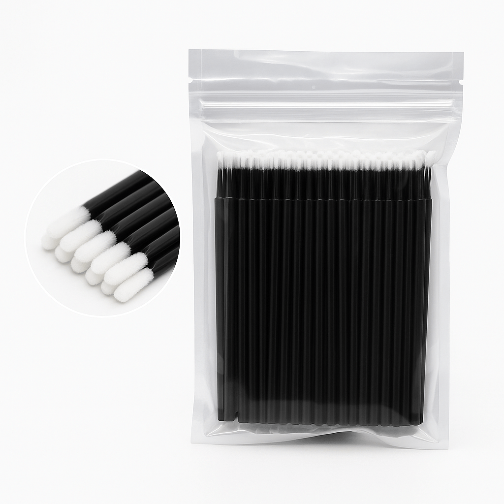 Micro - brosses extensions de cils – Lot de 50 - Charmora Esthetique Shop