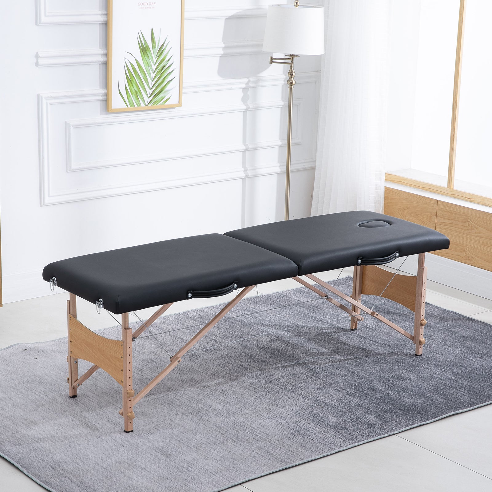 Table de Massage Professionnelle – Charmora Pro Homcom, 186x60cm - Charmora Esthetique Shop